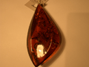 drop shape amber pendant