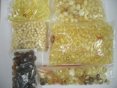 Round, tablet, olive, box beads