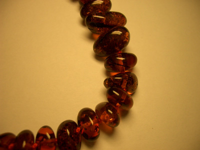 Baroque amber beads - amber beads (undrilled)