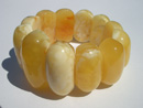 Massive amber bracelets - yellow bracelets