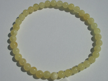 Round amber beads - stretch amber beads - for babies