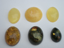 Baltic caboshons - bu y cabochons wholesale - cabachons for jewelry making - amber cabachon shop