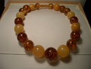 Massive amber necklace -  big amber necklace - round amber bead necklaces - massive baltic necklaces - baltic amber necklace shop