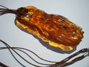 Free form amber pendants - exclusive one-of-a-kind pendants
